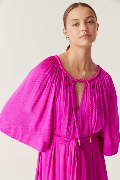 Women Seraphina Silk Midi Dress | Aje