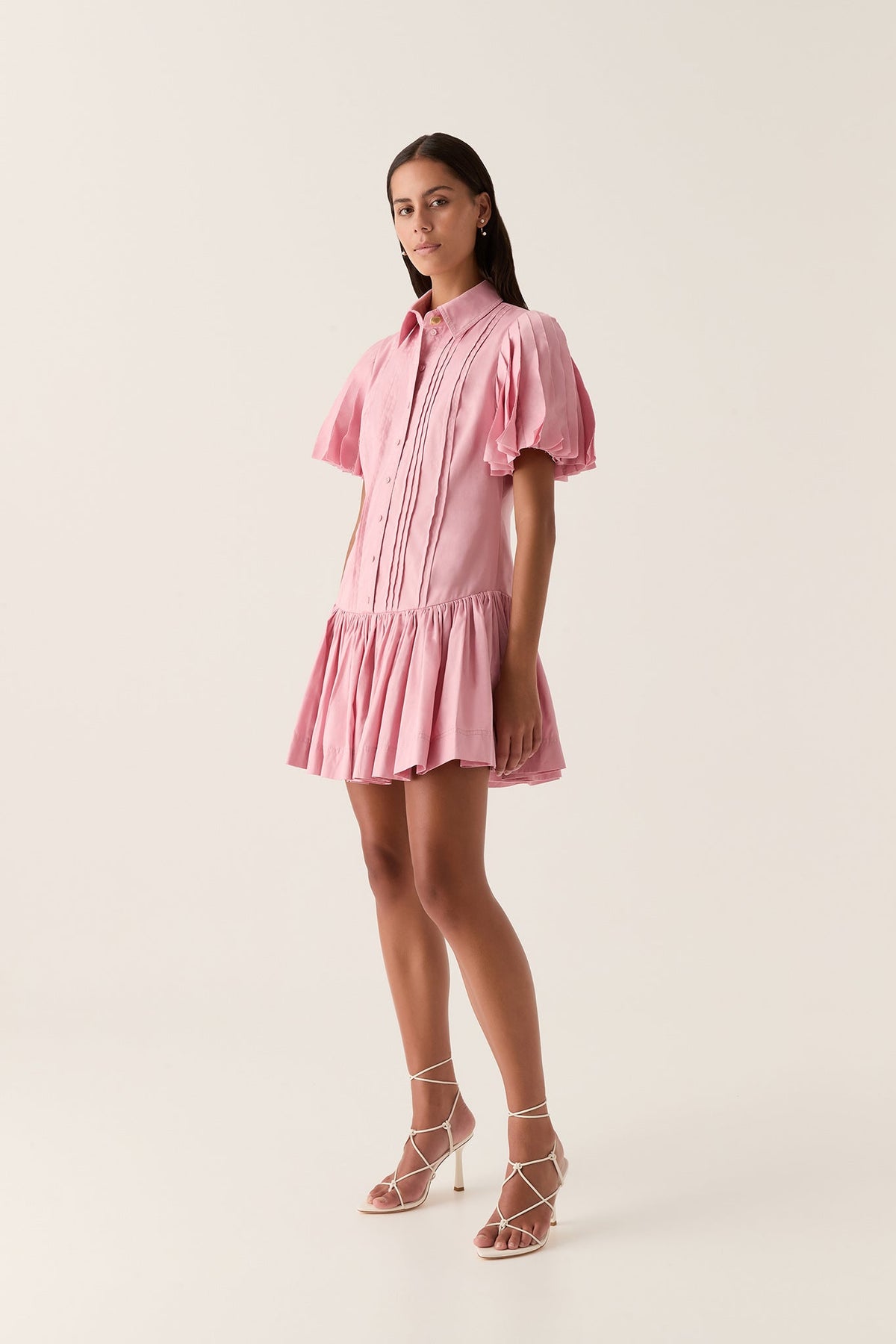 Women Mythos Pintucked Mini Dress | Aje
