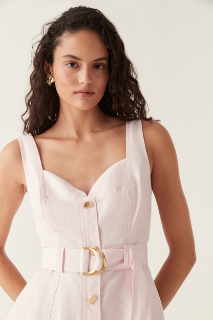 Women Clay Belted Mini Dress | Aje