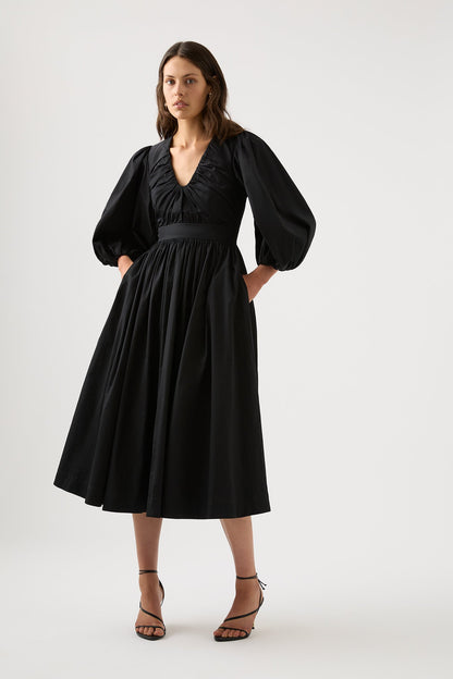 Women Audrey Waisted Midi Dress | Aje