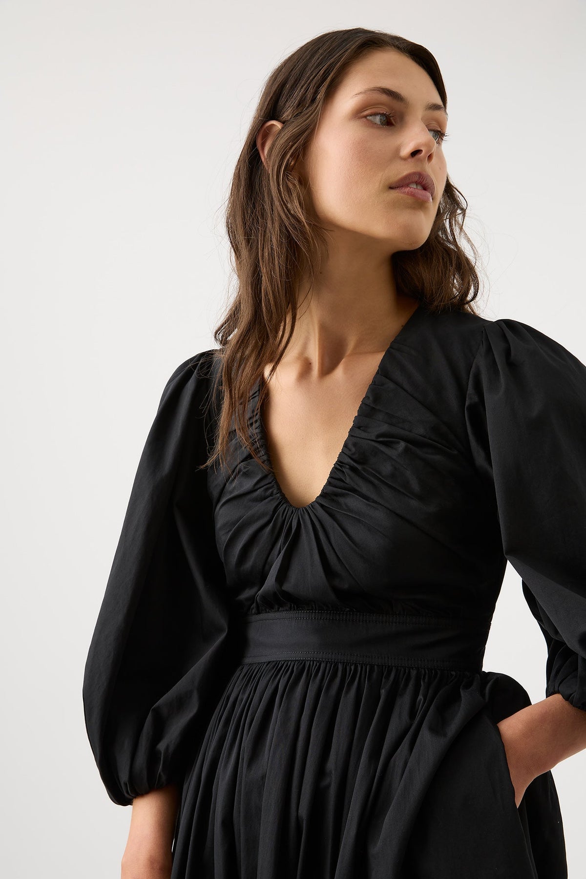 Women Audrey Waisted Midi Dress | Aje