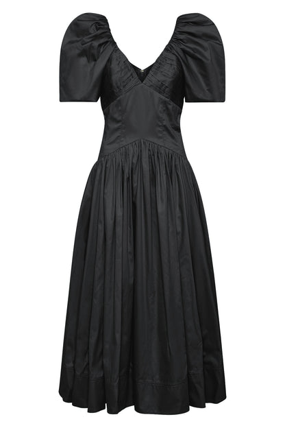 Women Gabrielle Plunge Midi Dress | Aje
