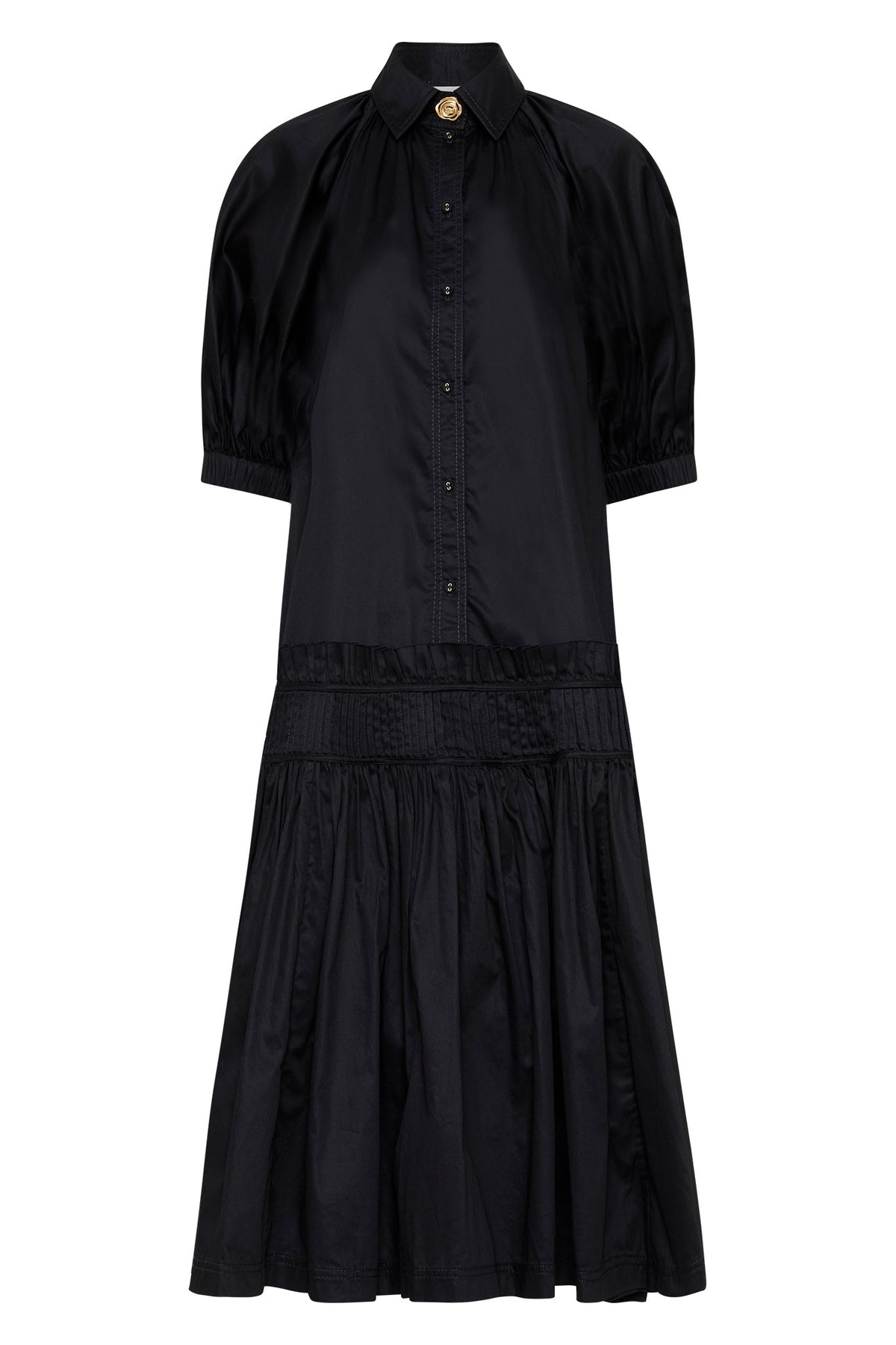 Women Novella Midi Smock Dress | Aje