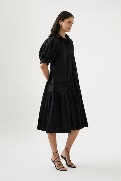 Women Novella Midi Smock Dress | Aje