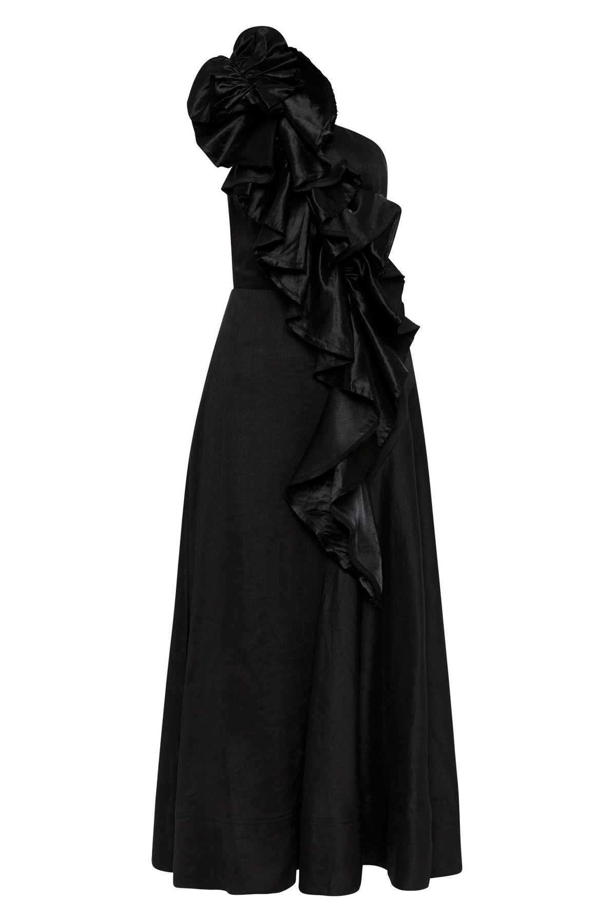 Women Adelia Ruffle Midi Dress | Aje