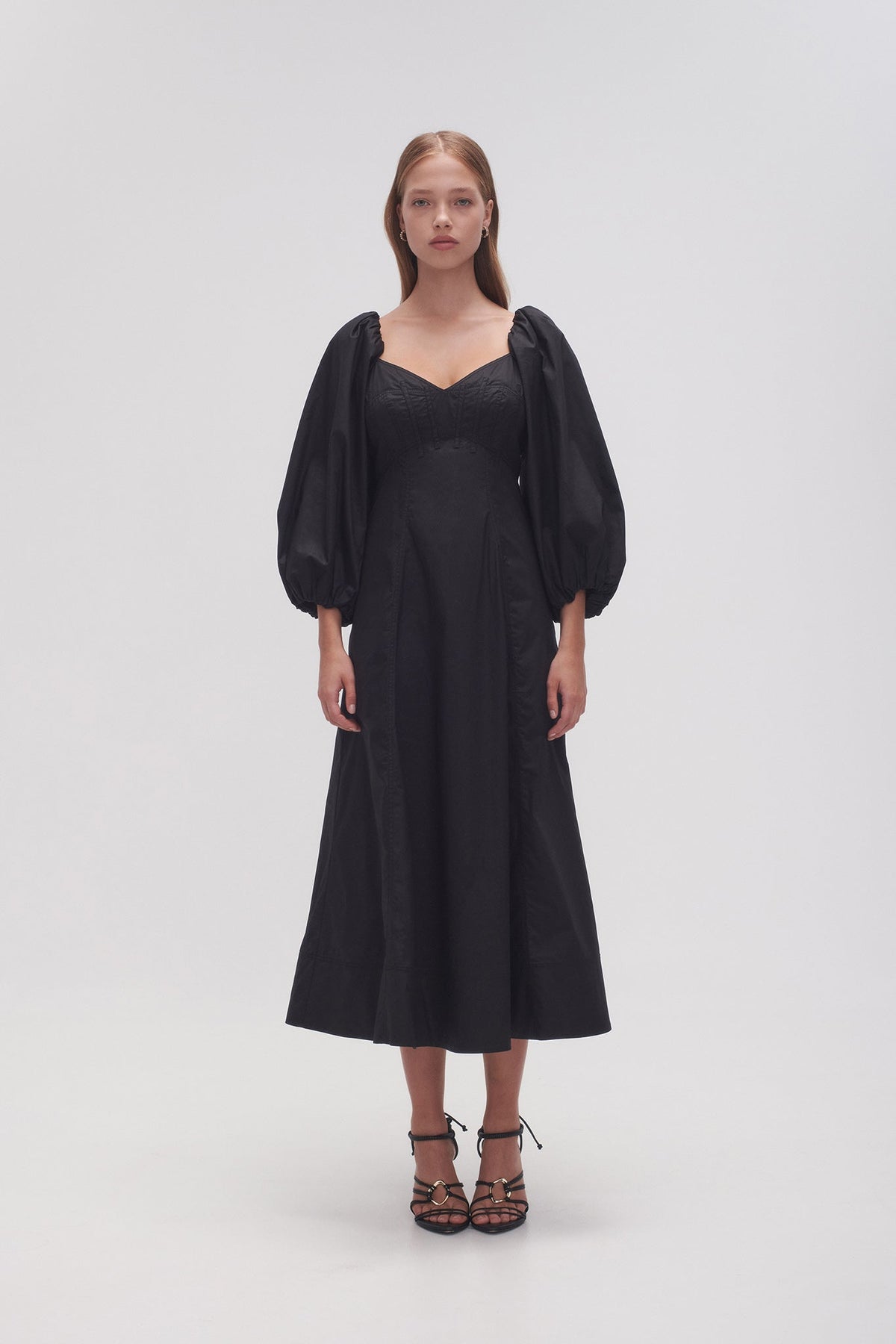 Women Hester Corsetted Midi Dress | Aje