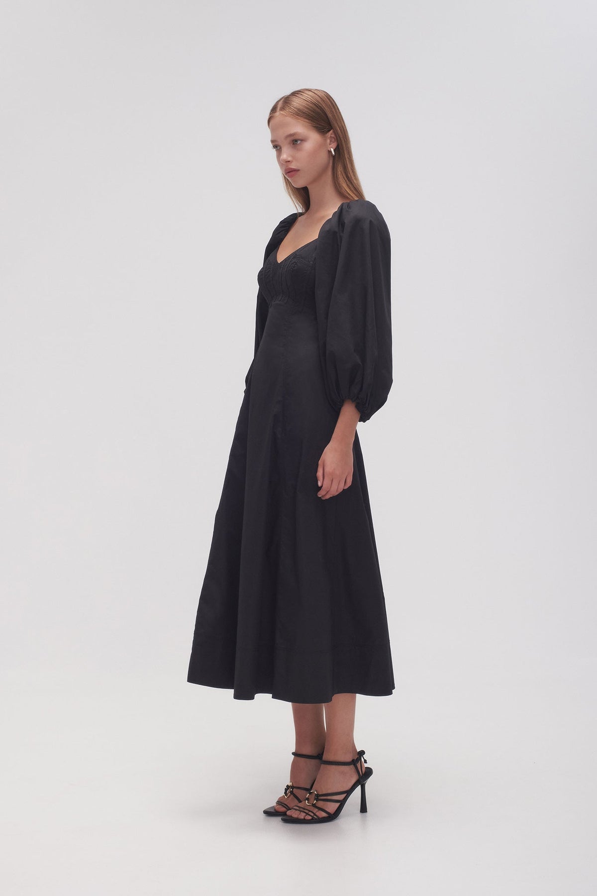 Women Hester Corsetted Midi Dress | Aje