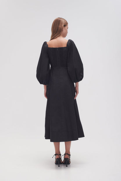 Women Hester Corsetted Midi Dress | Aje