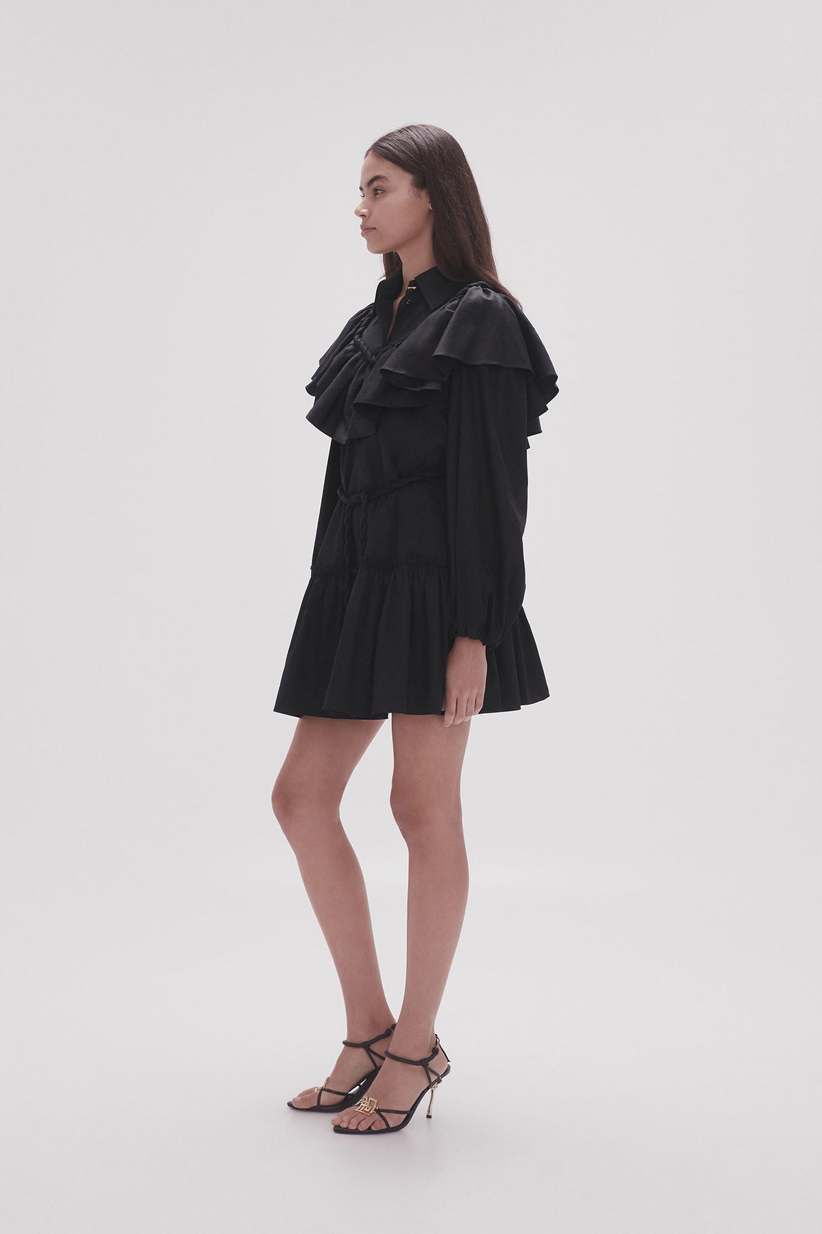 Women Dahlia Flounce Mini Dress | Aje