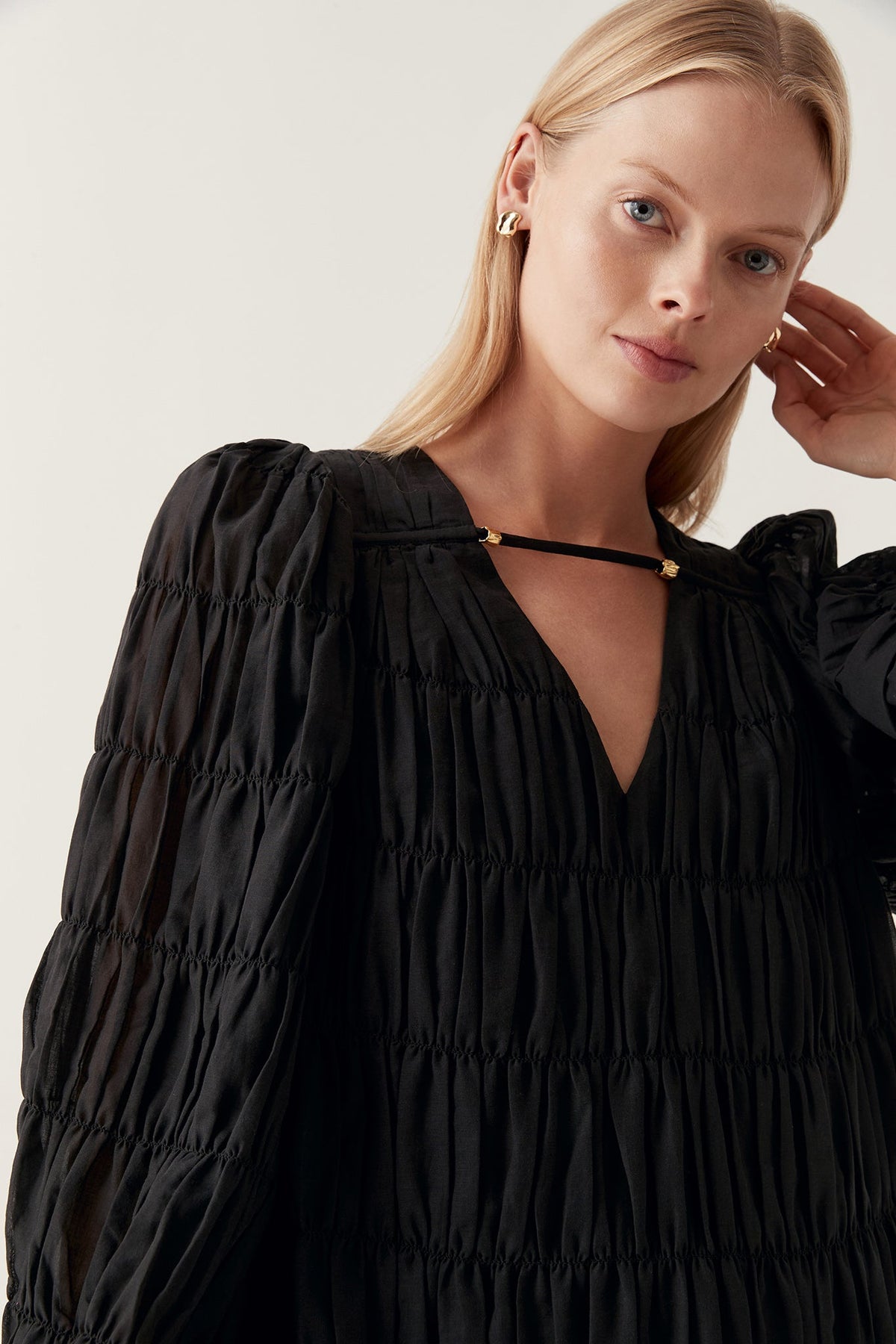 Women Evelina Ruched Mini Dress | Aje