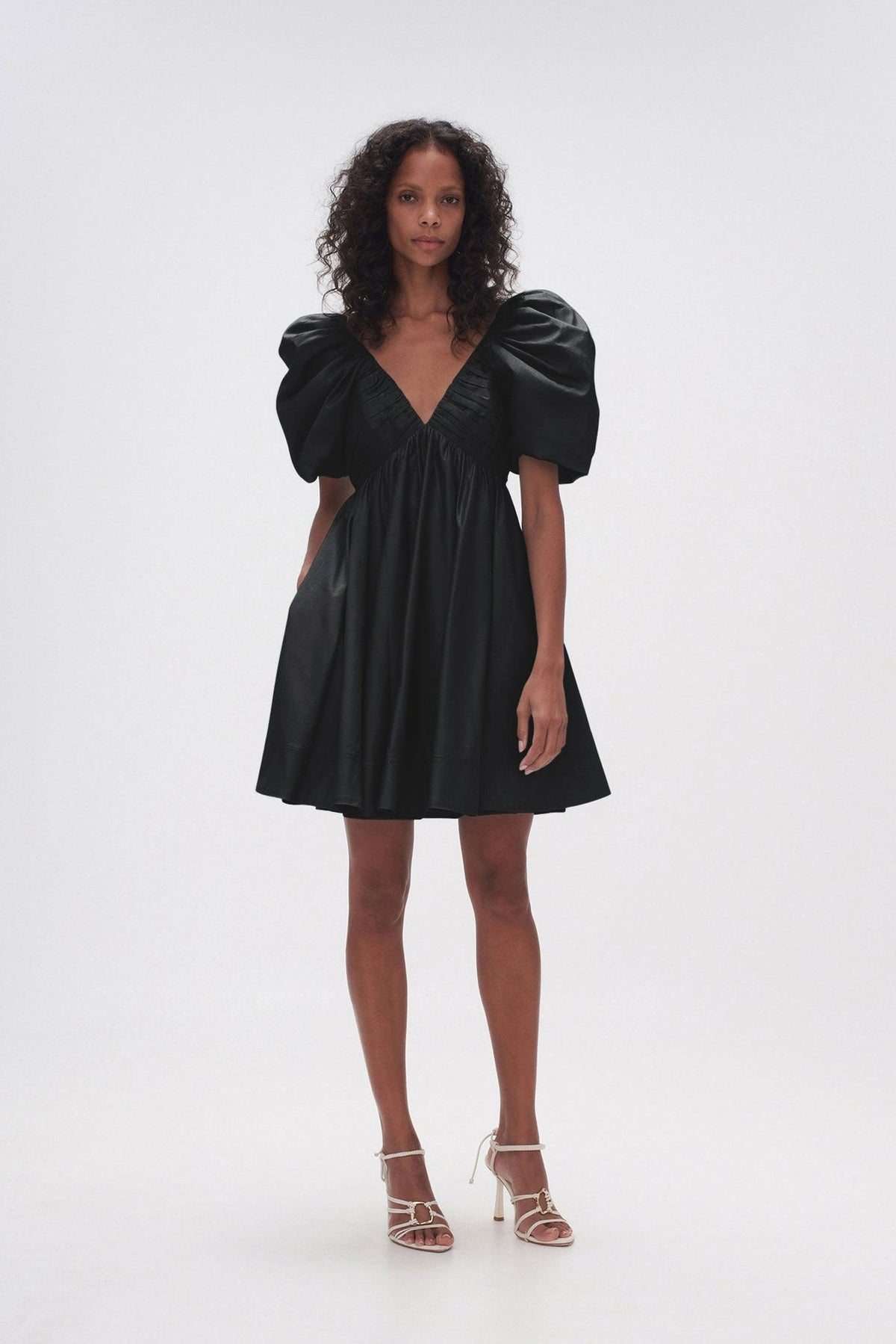 Women Gabrielle Plunge Mini Dress | Aje