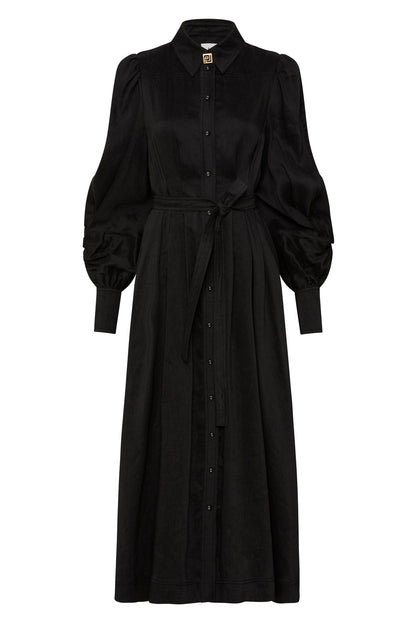 Women Bonnie Knot Sleeve Midi Dress | Aje