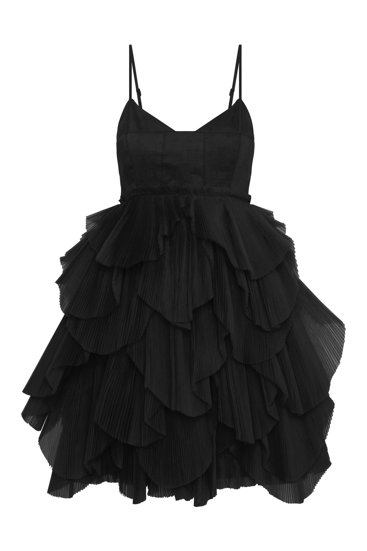 Women Elsie Pleat Mini Dress | Aje