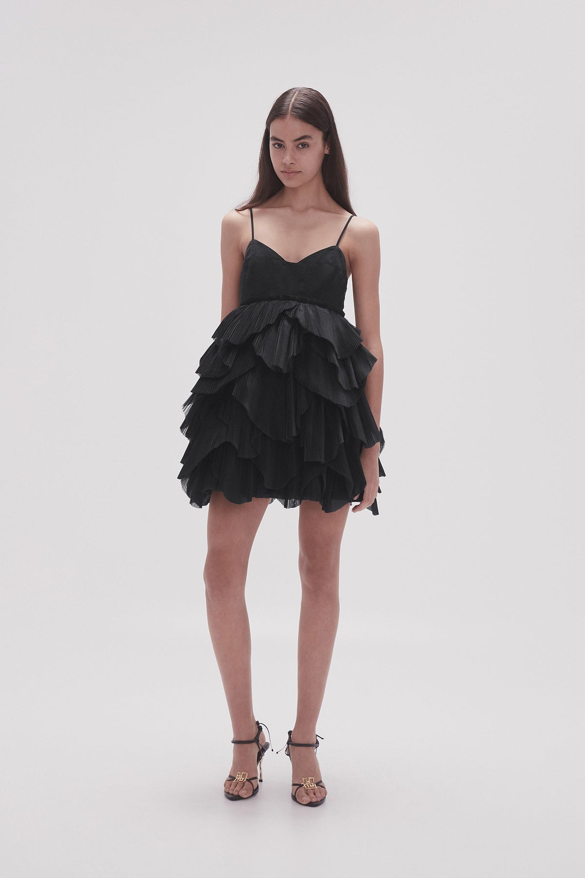 Women Elsie Pleat Mini Dress | Aje