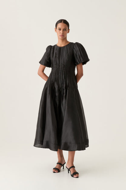 Women Nova Pleated Midi Dress | Aje