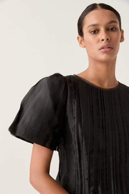 Women Nova Pleated Midi Dress | Aje