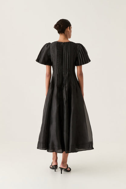 Women Nova Pleated Midi Dress | Aje