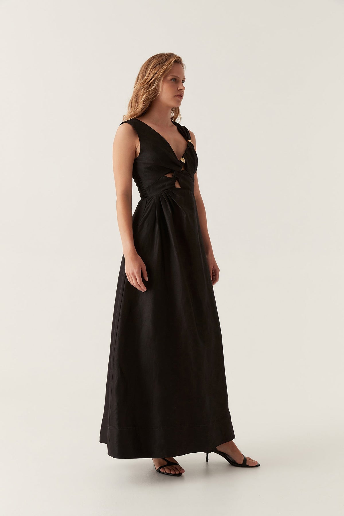 Women Electra Scrunch Midi Dress | Aje