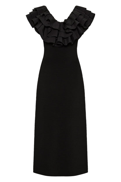 Women Transcendent Ruffle Midi Dress | Aje