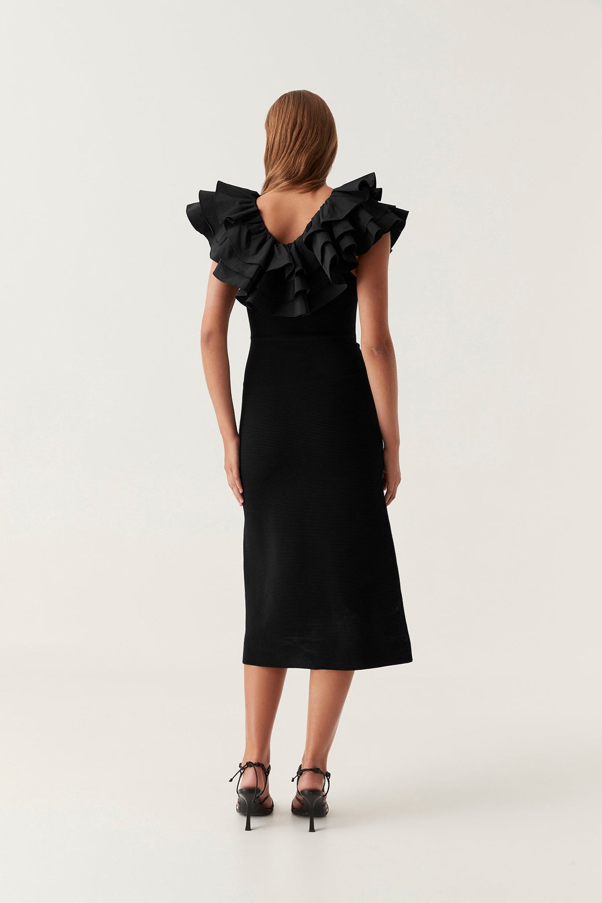 Women Transcendent Ruffle Midi Dress | Aje