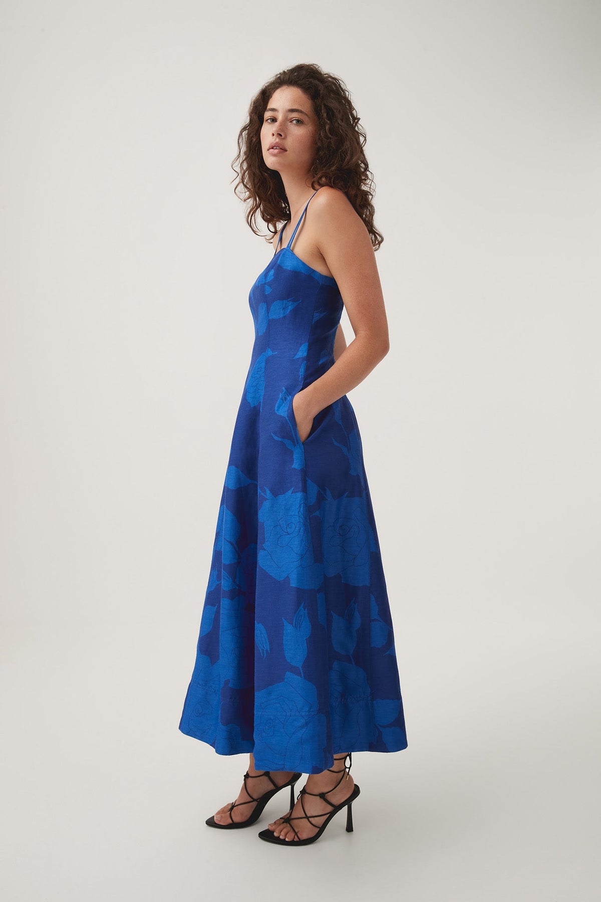 Women Belonging Flared Midi Dress | Aje