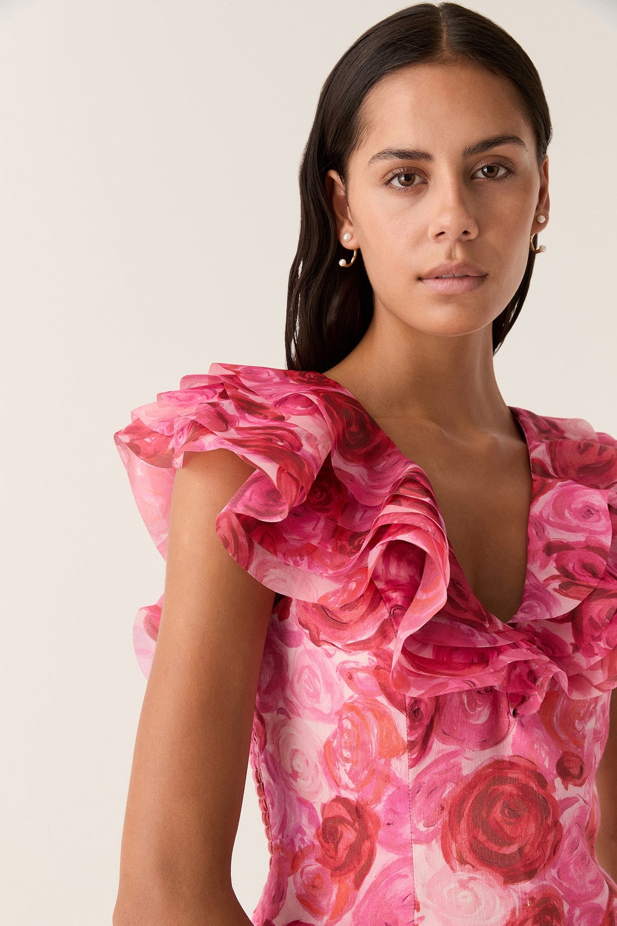 Women Charmed Plunge Mini Dress | Aje