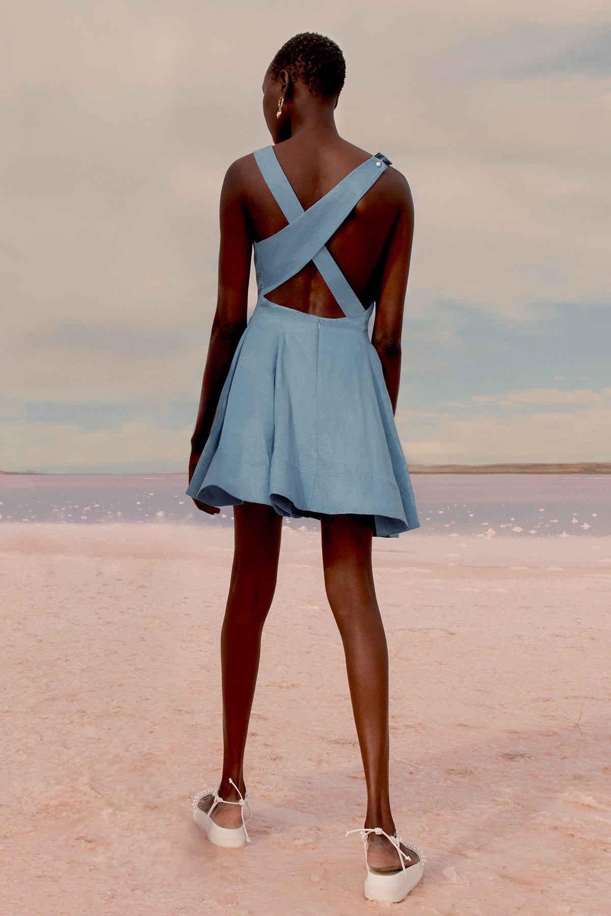 Women Liberty Asymmetric Mini Dress | Aje