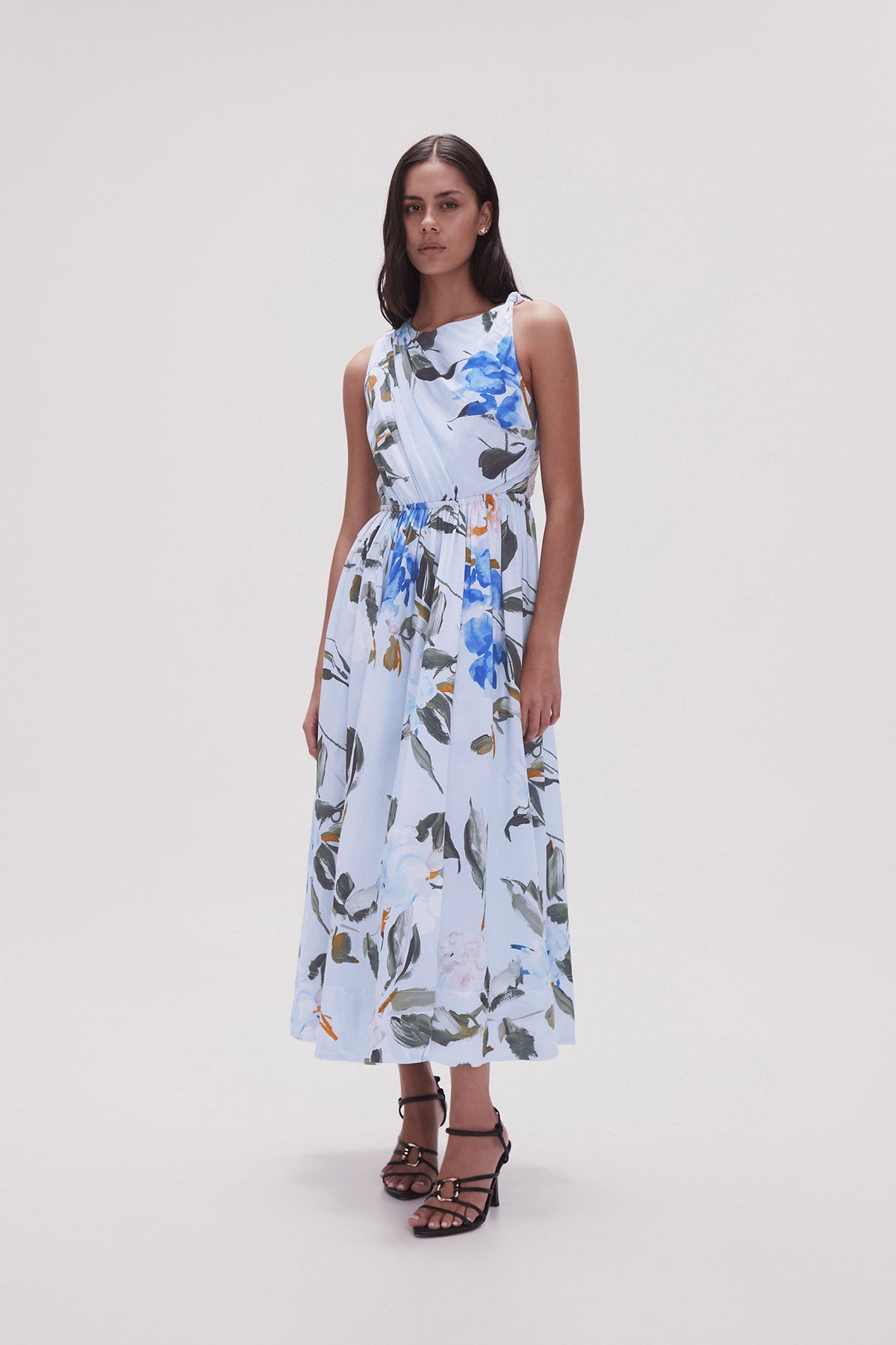 Women Abbey Twisted Midi Dress | Aje