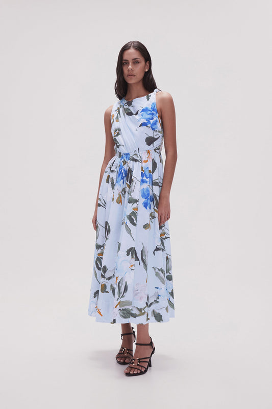 Women Abbey Twisted Midi Dress | Aje