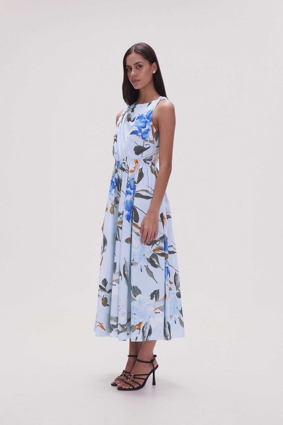 Women Abbey Twisted Midi Dress | Aje