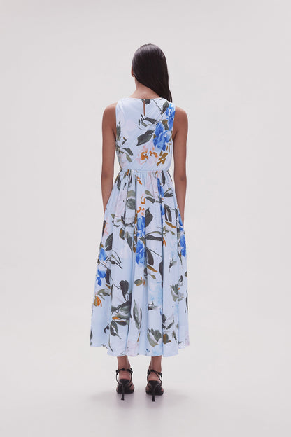 Women Abbey Twisted Midi Dress | Aje