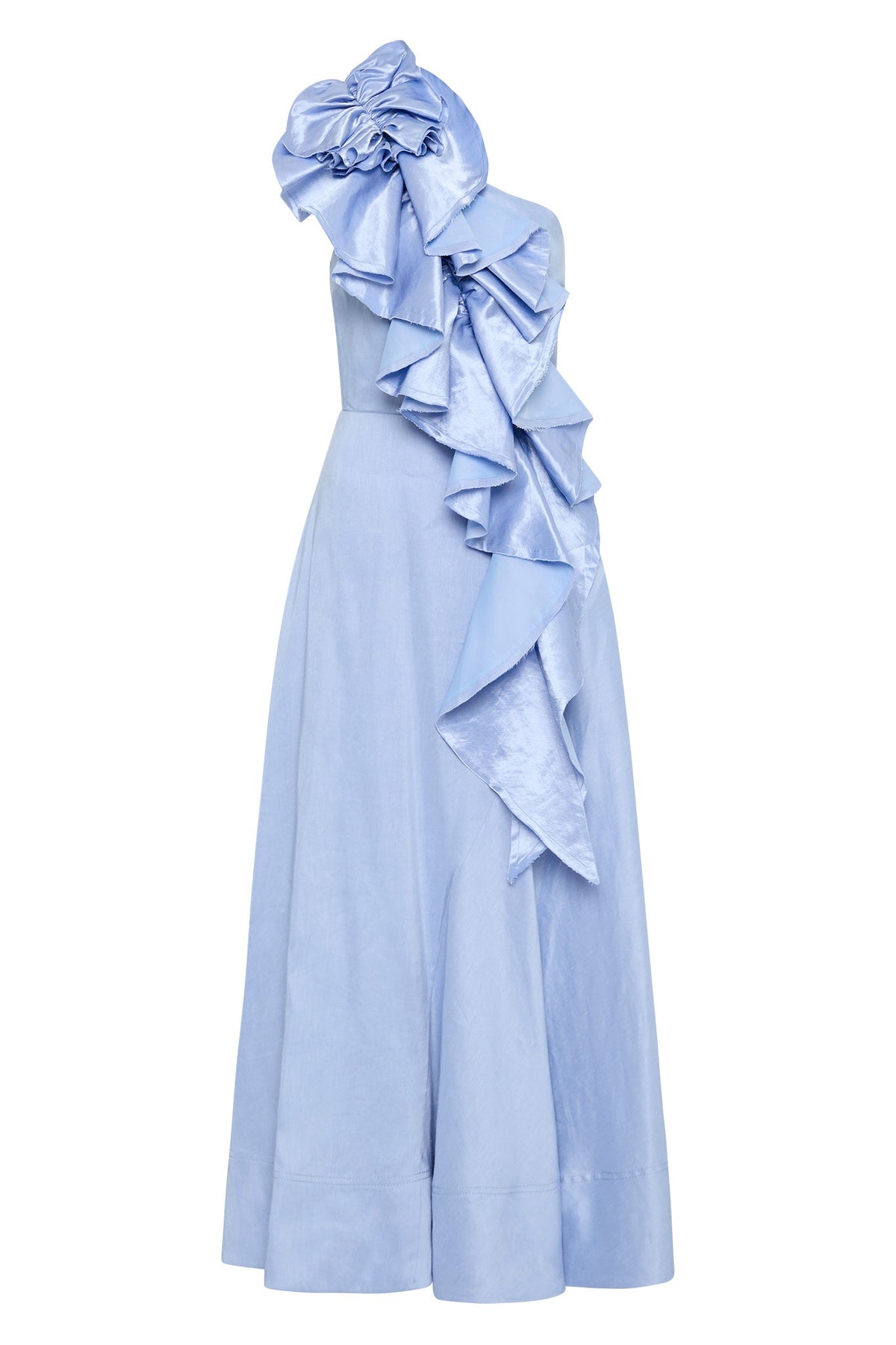 Women Adelia Ruffle Midi Dress | Aje