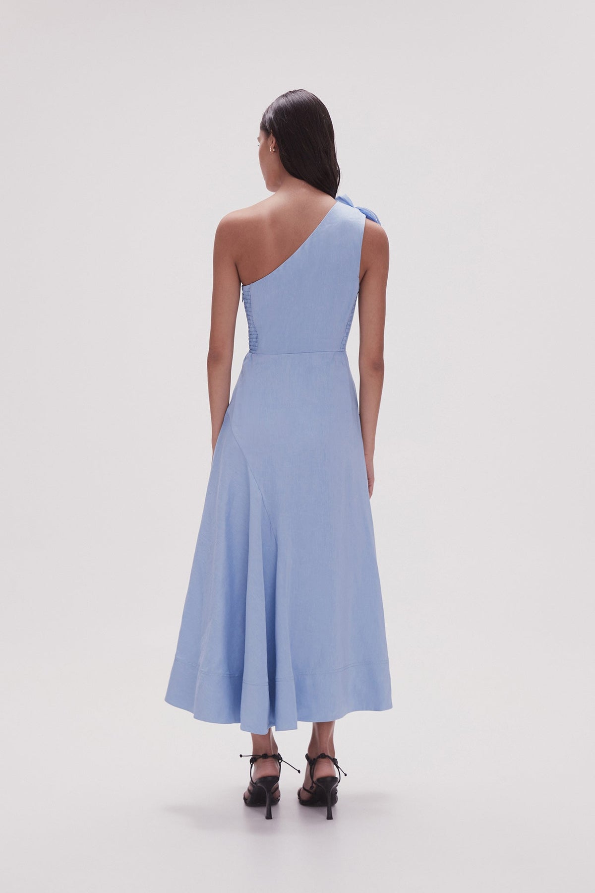 Women Adelia Ruffle Midi Dress | Aje