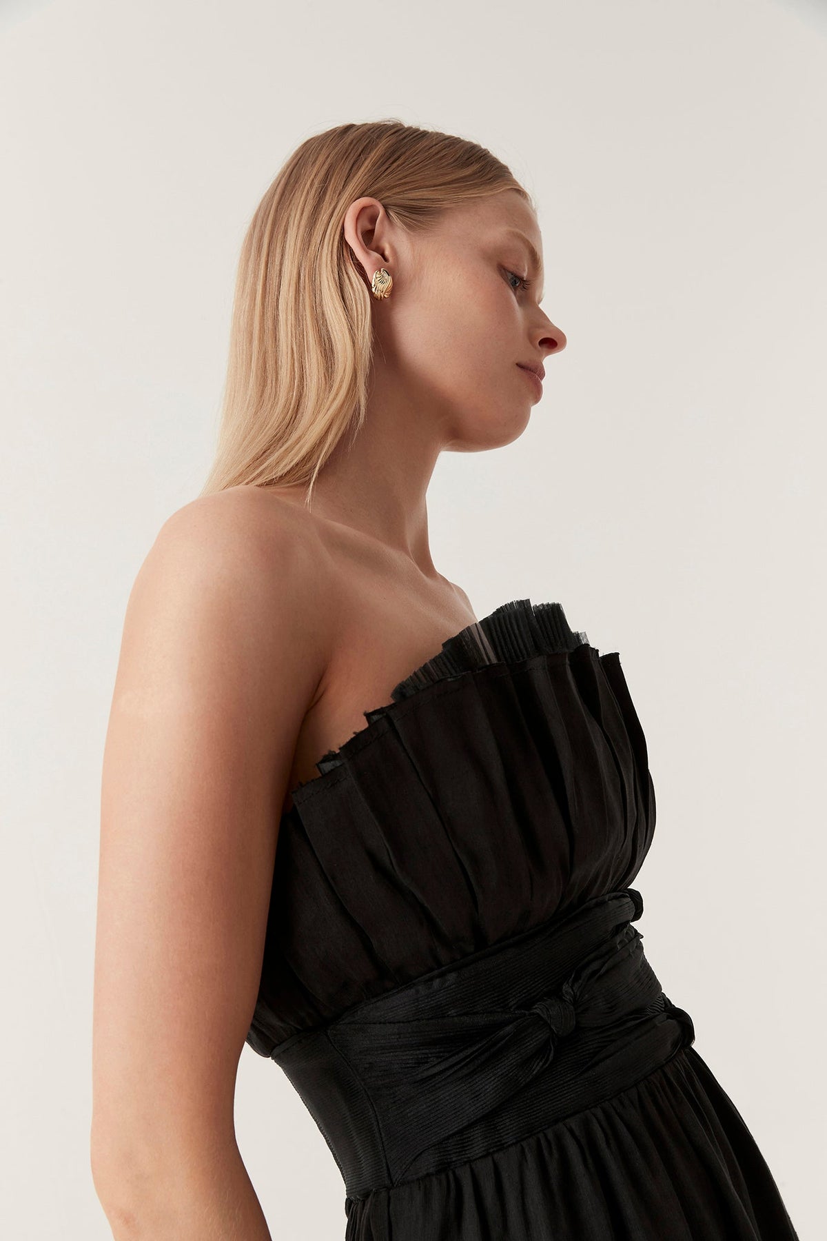 Women Whisper Knot Waist Midi Dress | Aje