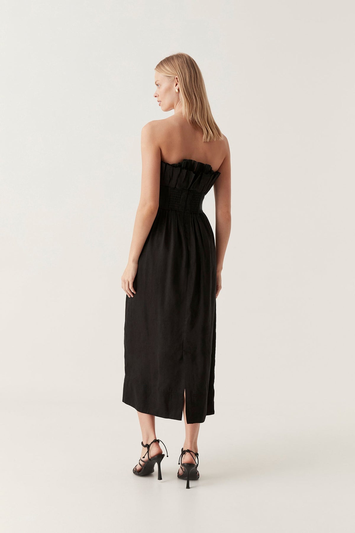 Women Whisper Knot Waist Midi Dress | Aje
