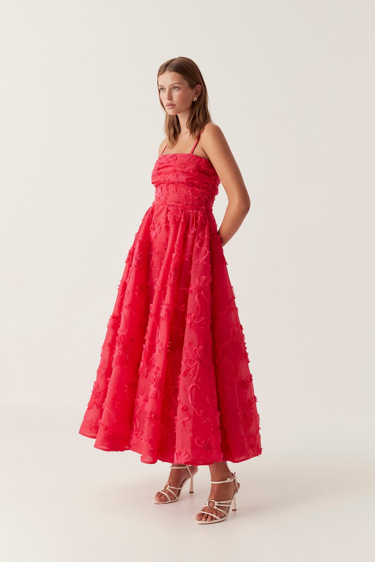 Women Evangeline Midi Dress | Aje