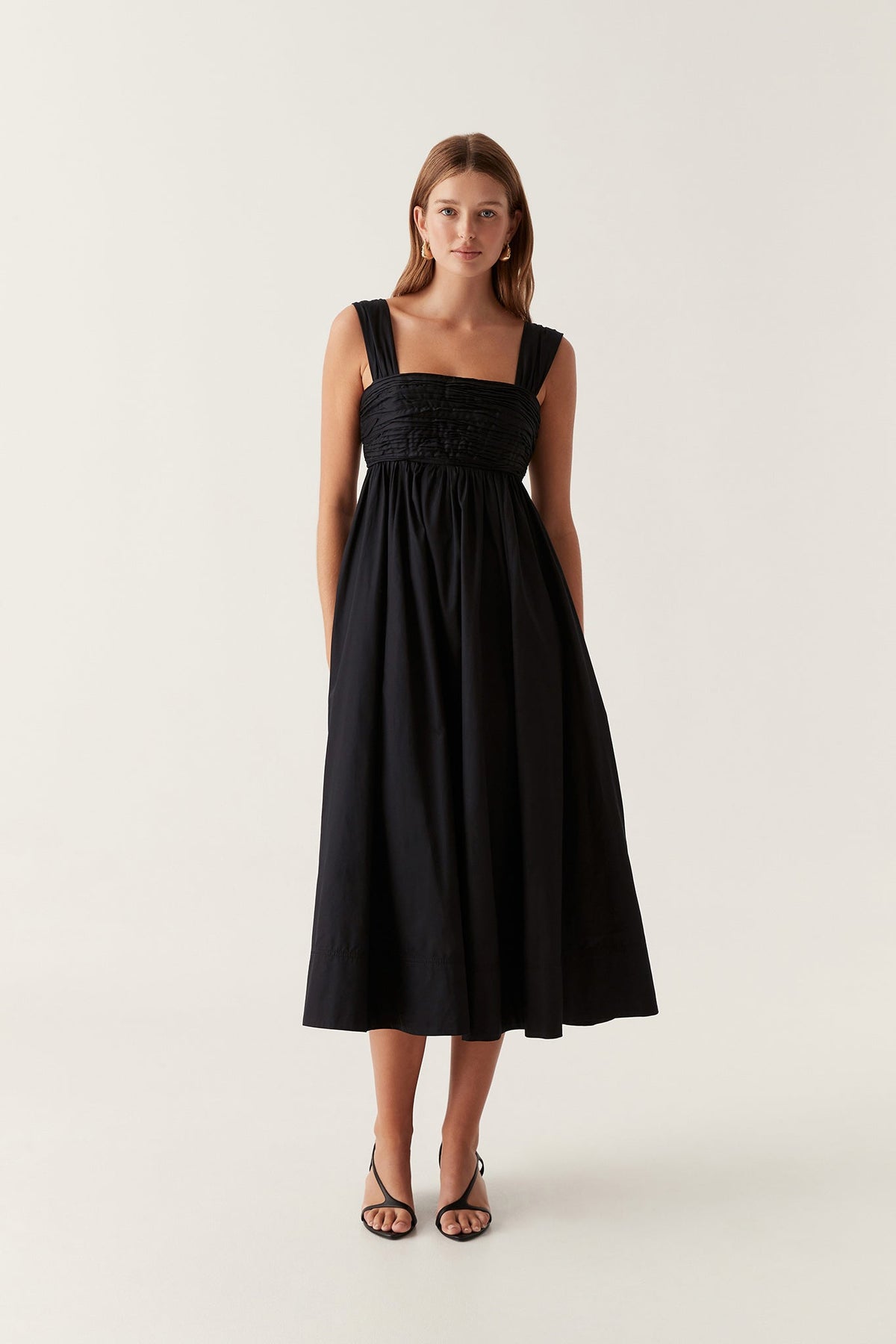 Women Nova Tie Back Midi Dress | Aje