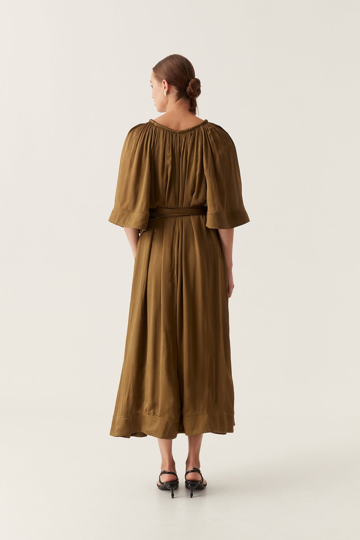 Women Seraphina Silk Midi Dress | Aje
