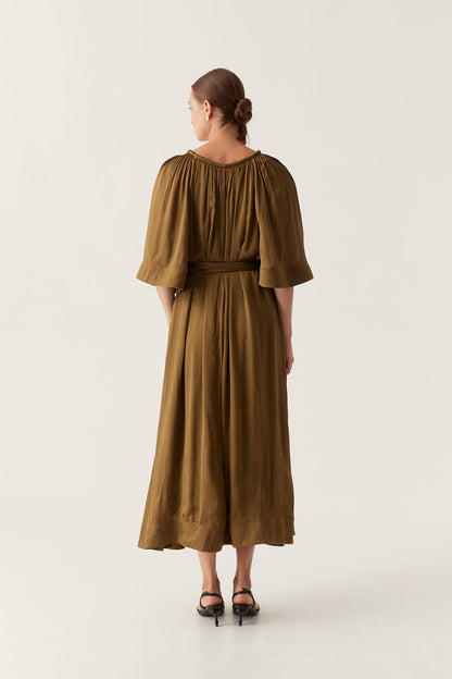 Women Seraphina Silk Midi Dress | Aje