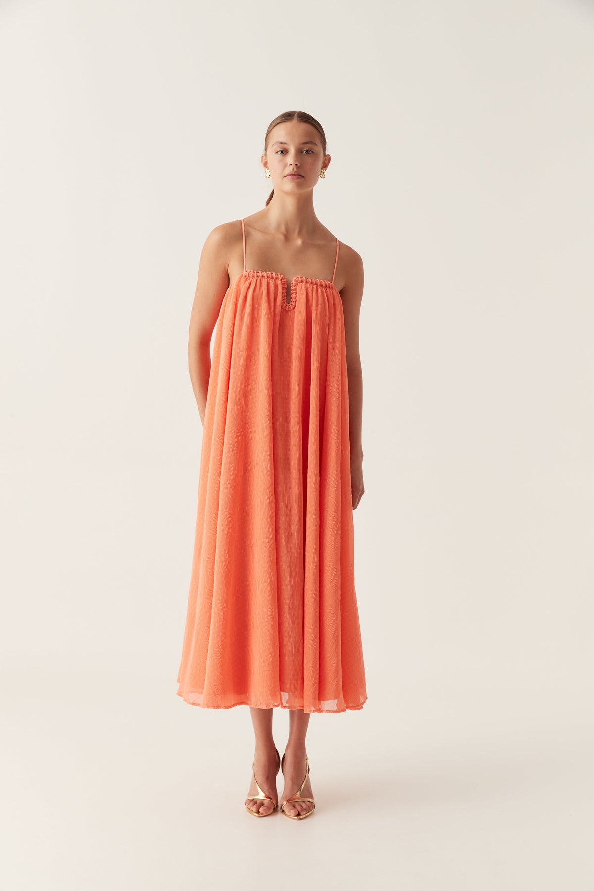 Women Filigree Sweetheart Midi Dress | Aje
