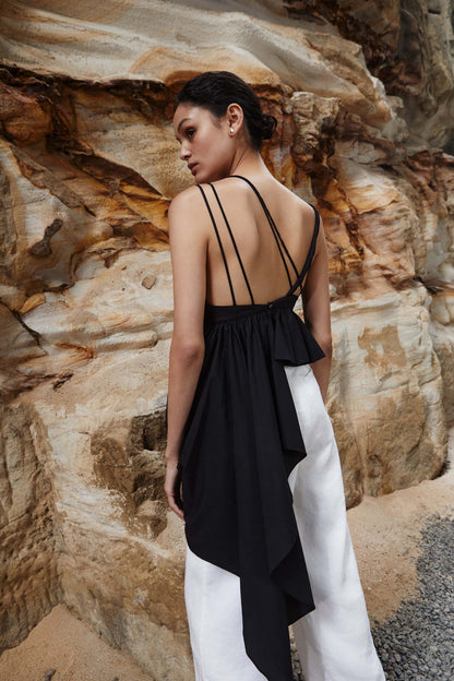 Women Karina Asymmetric Drape Top | Aje