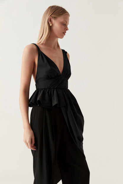 Women Karina Asymmetric Drape Top | Aje