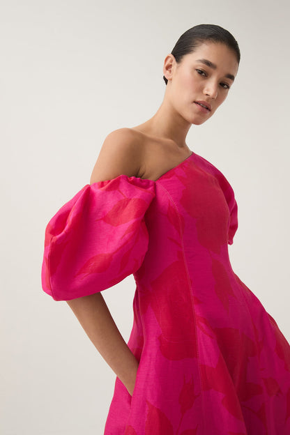 Women Arista Tulip Sleeve Midi Dress | Aje