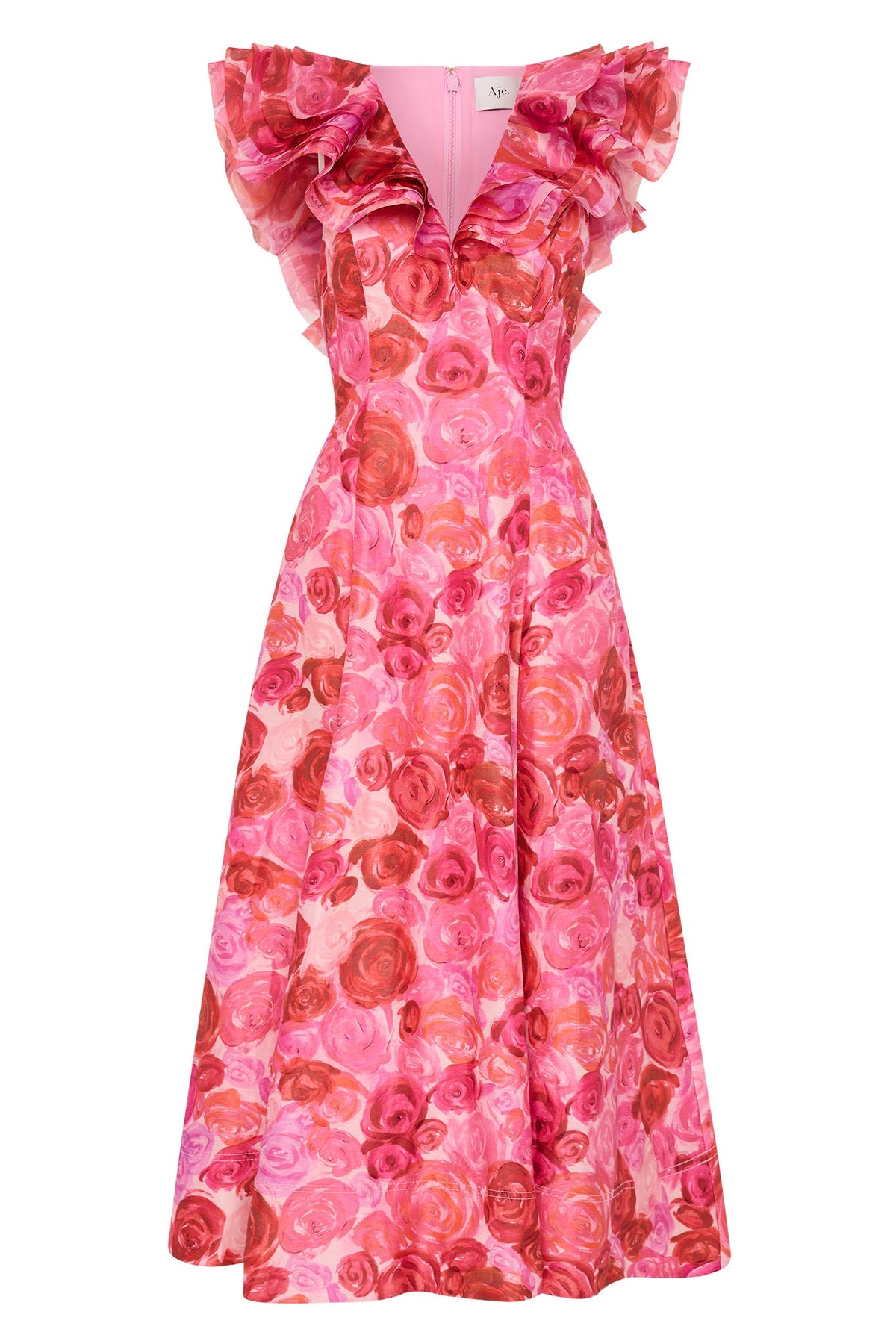 Women Enchanted Plunge Midi Dress | Aje