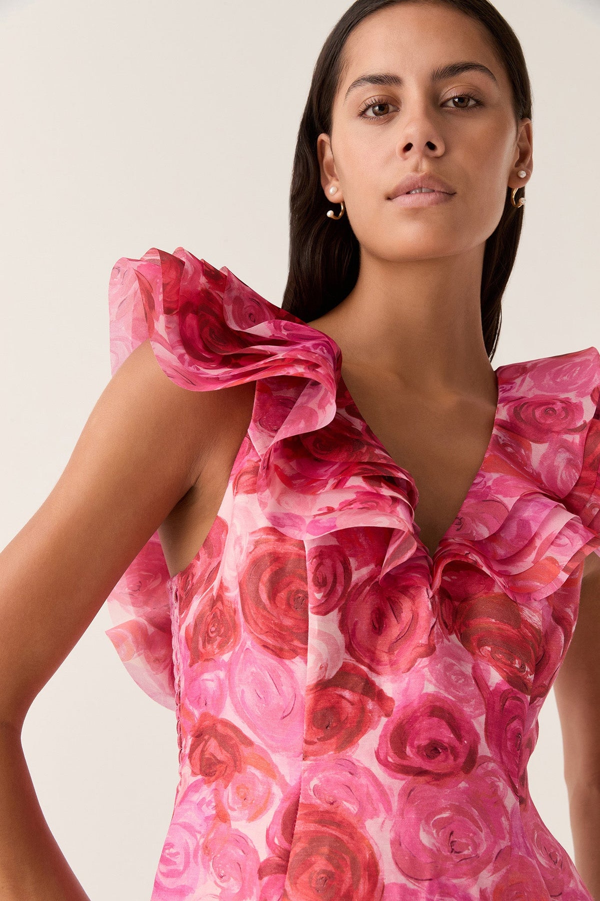 Women Enchanted Plunge Midi Dress | Aje