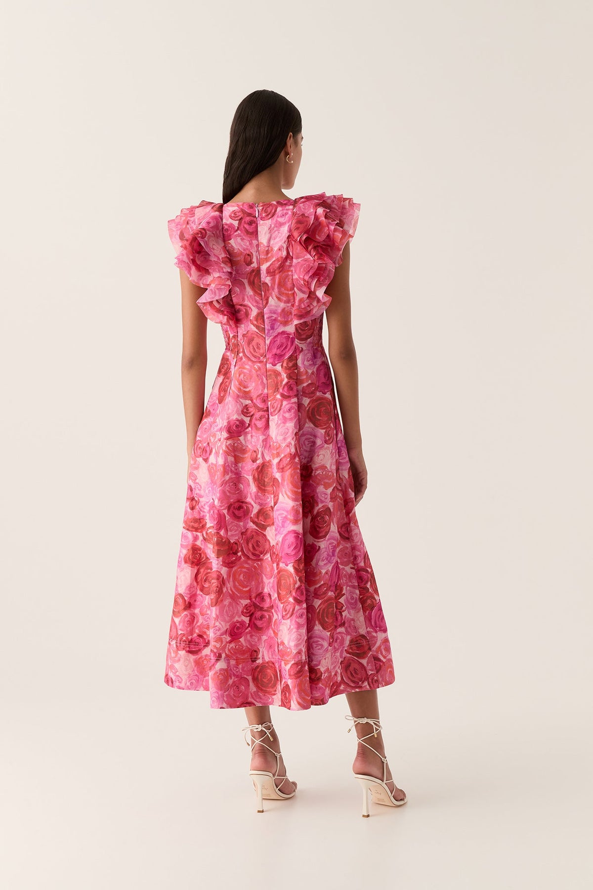 Women Enchanted Plunge Midi Dress | Aje
