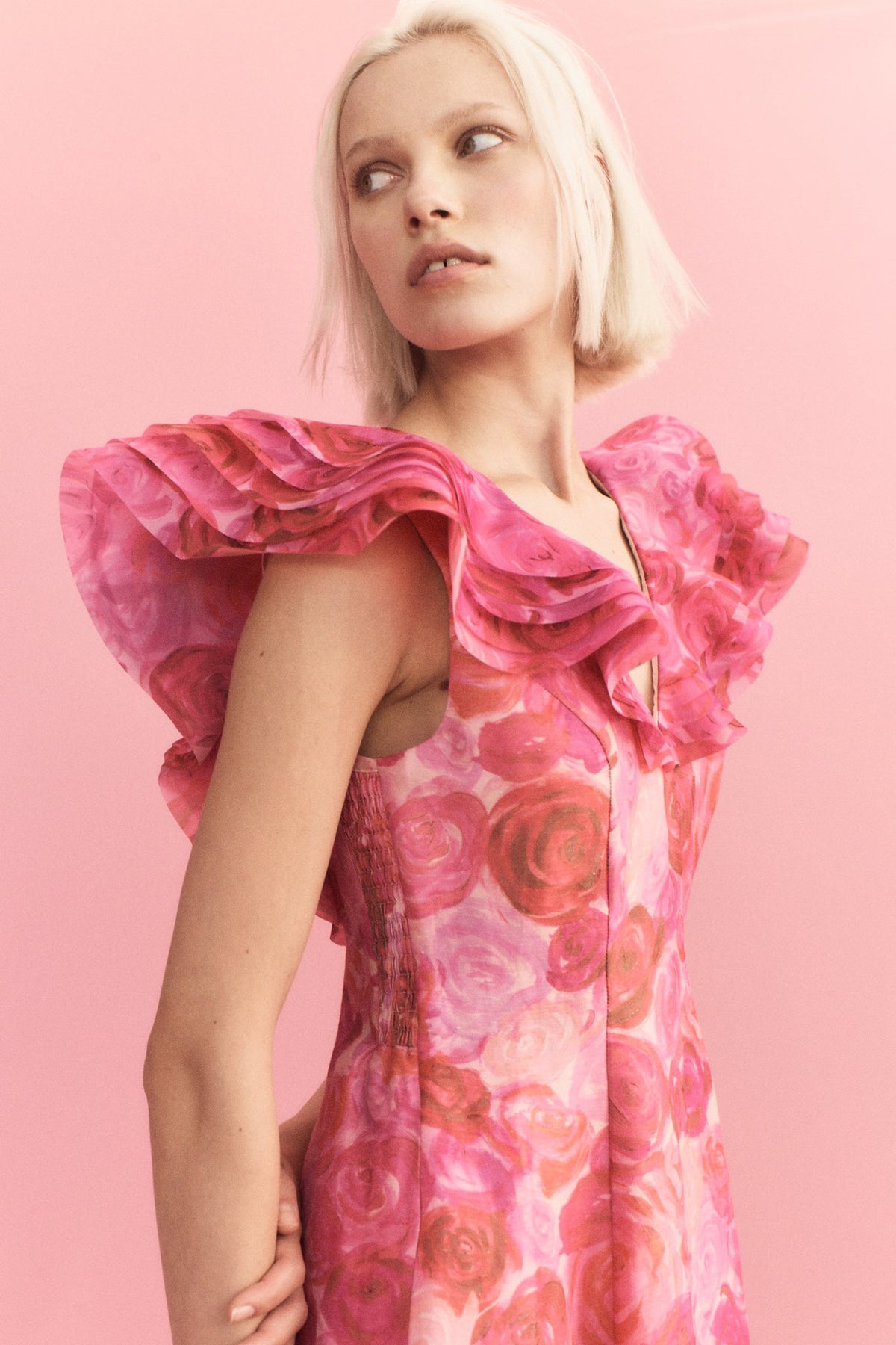 Women Enchanted Plunge Midi Dress | Aje