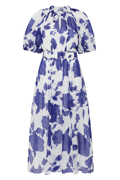 Women Elysium Blouson Midi Dress | Aje