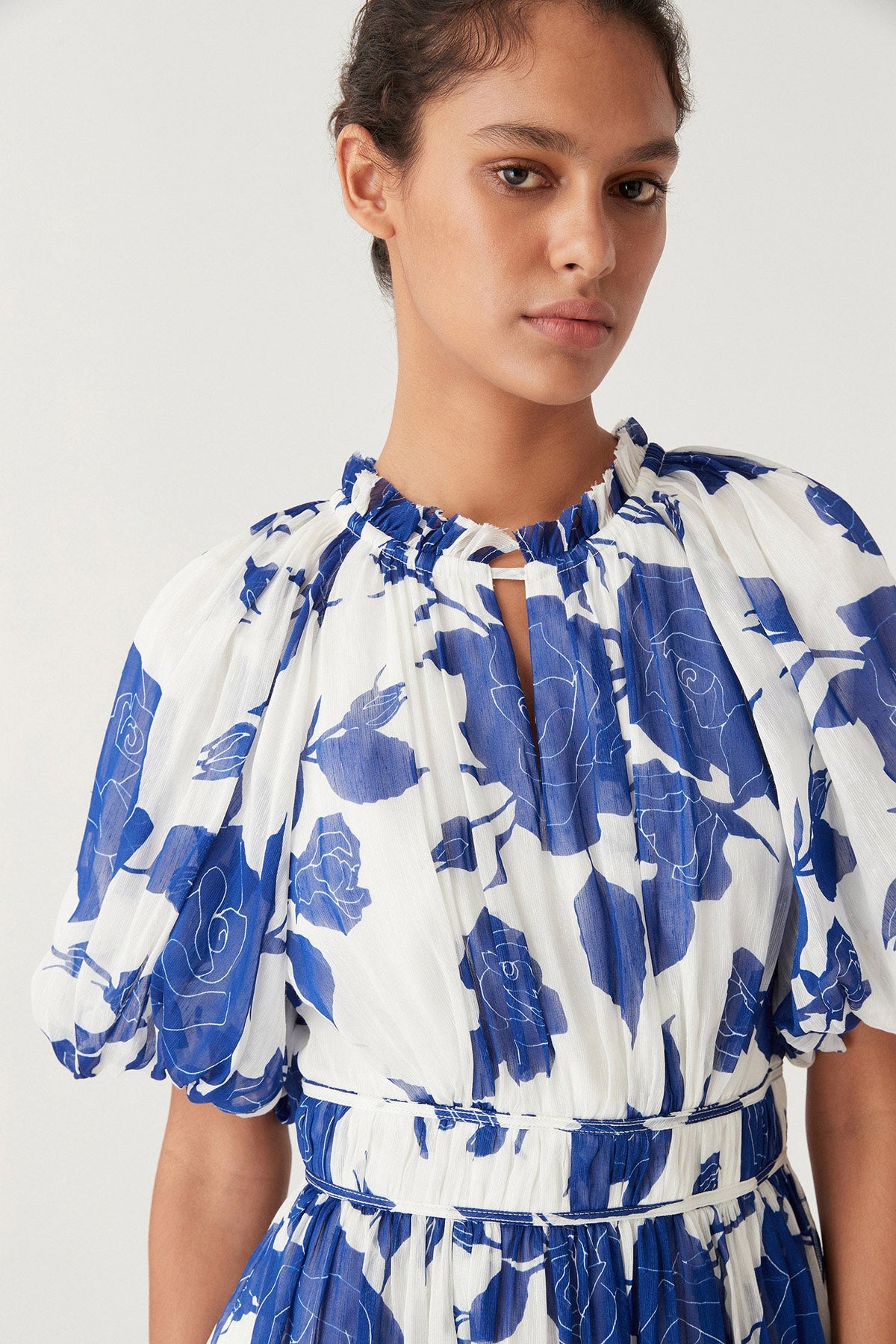 Women Elysium Blouson Midi Dress | Aje