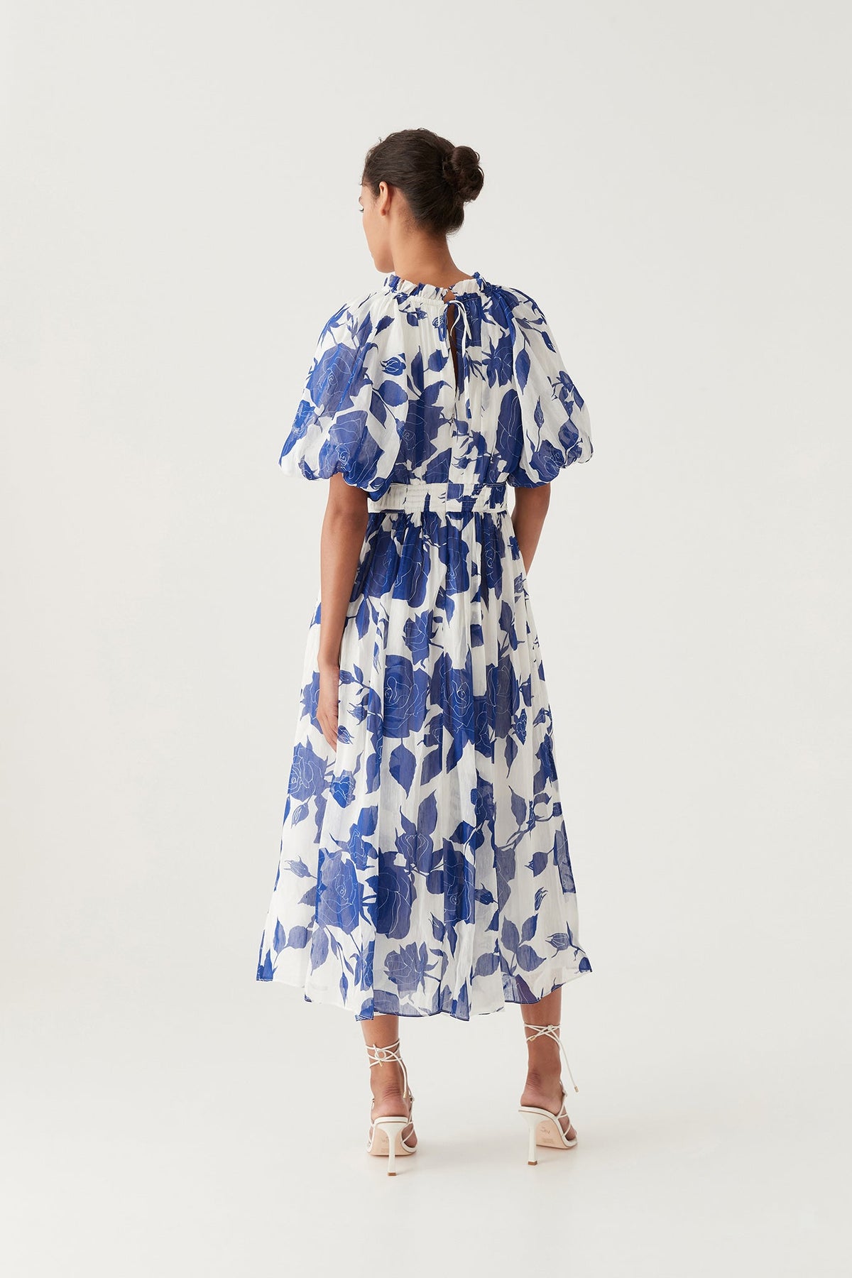 Women Elysium Blouson Midi Dress | Aje